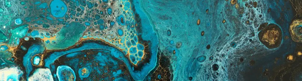 Küchenrückwand - Bläulicher Marmor