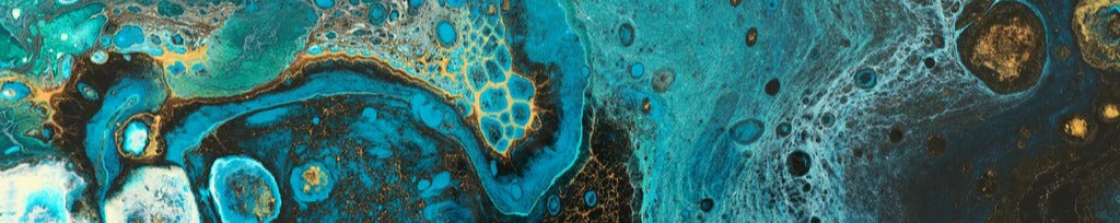 Küchenrückwand - Bläulicher Marmor