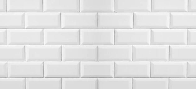 Küchenrückwand - Weiße Fliesen Fliesenspiegel