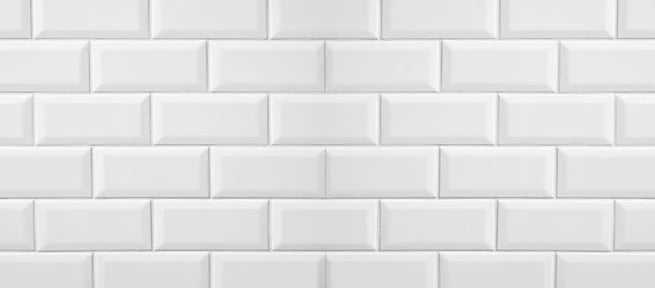 Küchenrückwand - Weiße Fliesen Fliesenspiegel