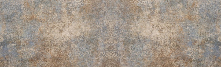 Küchenrückwand - Altes abgenutztes Mosaik Motiv