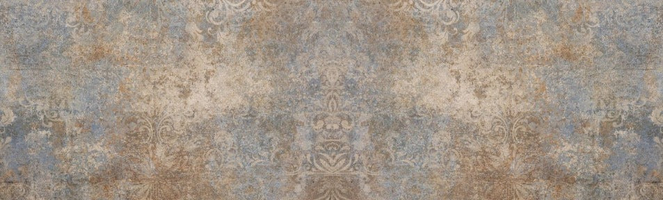 Küchenrückwand - Altes abgenutztes Mosaik Motiv