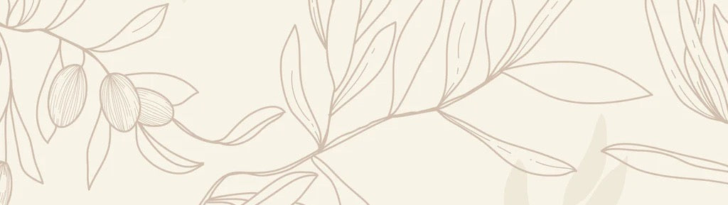 Küchenrückwand - Beiger Olivenzweig