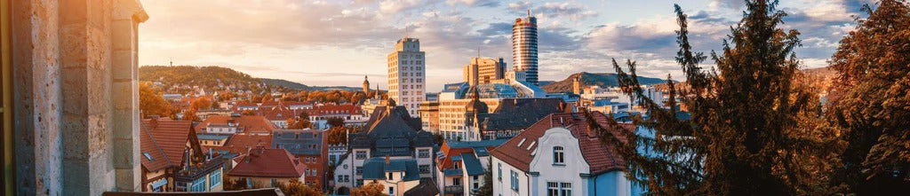 Küchenrückwand - Stadtblick auf Jena