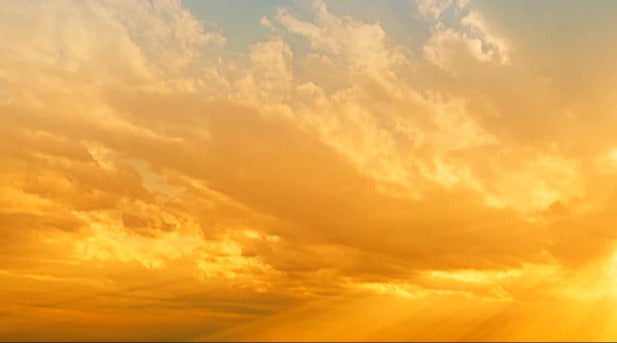 Küchenrückwand - Schöner Blick auf Sonnenuntergang