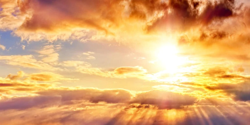 Küchenrückwand - Blick zum schönen Sonnenuntergang