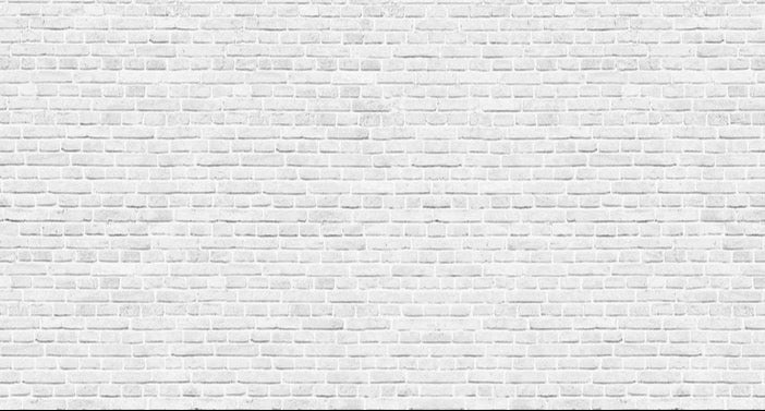 Küchenrückwand - Weiß-Graue Backsteinmauer