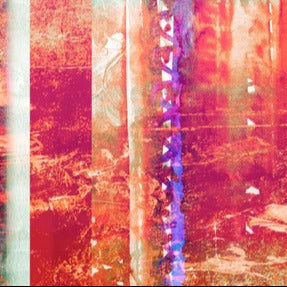 Küchenrückwand - Aquarell pastellfarbige Streifen