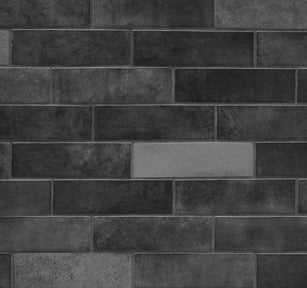 Küchenrückwand - Edle Schwarze Ziegel