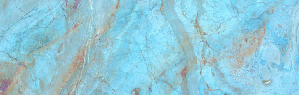 Küchenrückwand - Luxuriöser Onyxmarmor in Aqua Tone