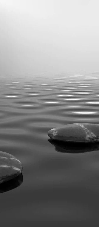 Duschrückwand - Trittstein