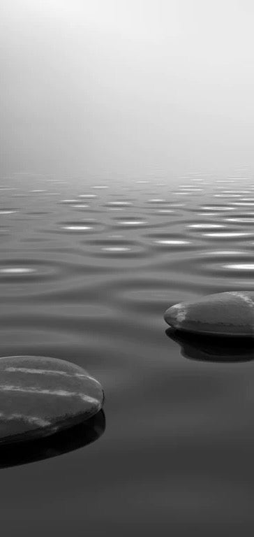 Duschrückwand - Trittstein