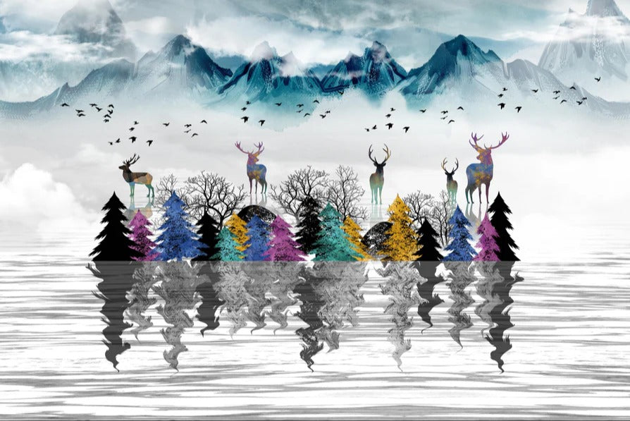 Office Poster - Künstlerische Landschaft - Portrait