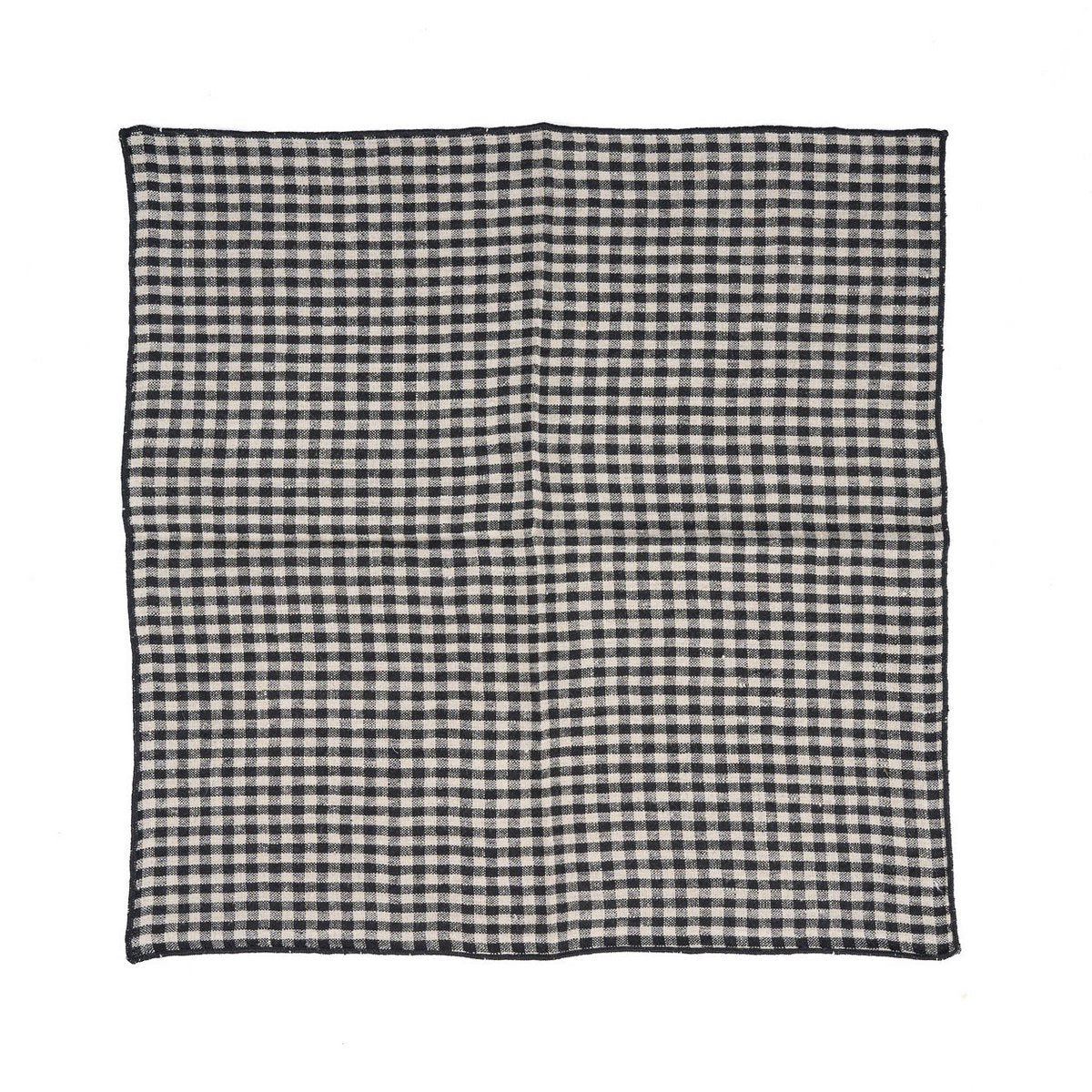 Die Picknick-Serviette – Naturschwarz – 45 x 45