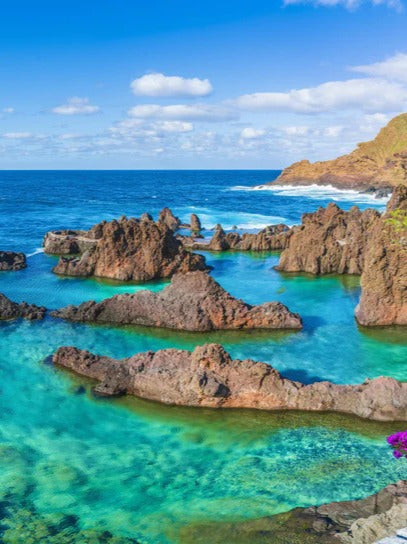 Duschrückwand - Naturpool in Porto Moniz