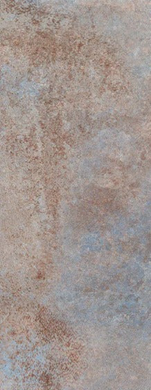 Duschrückwand - Rostige Metallplatte