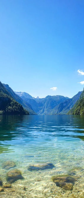 Duschrückwand - Königsee & Berge in Alpen
