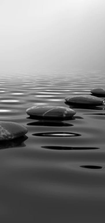 Duschrückwand - Trittstein