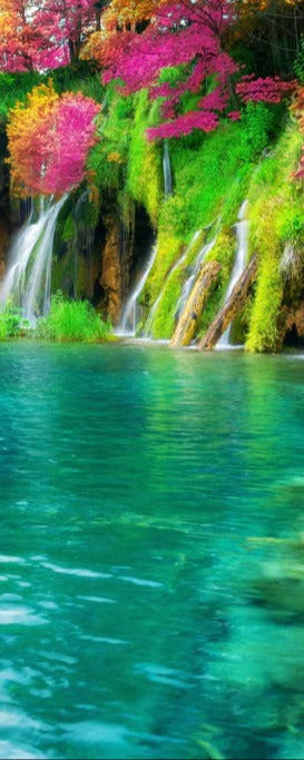 Duschrückwand - Atemberaubende Kaskade auf Kornati-Inseln