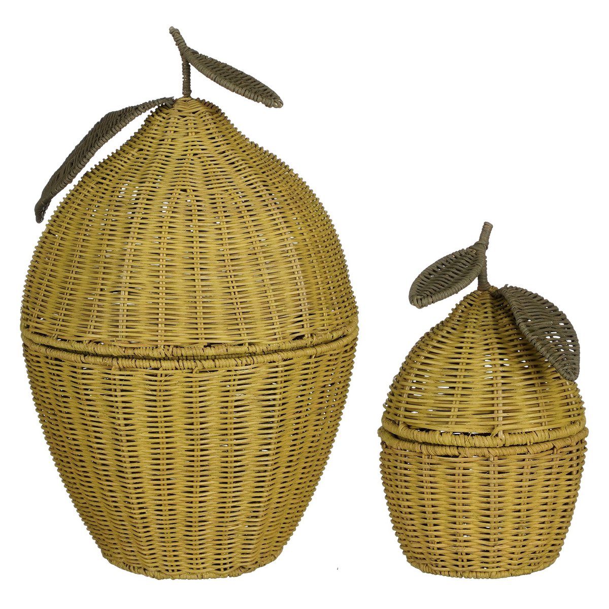 Aufbewahrungskorb-Set Gelb