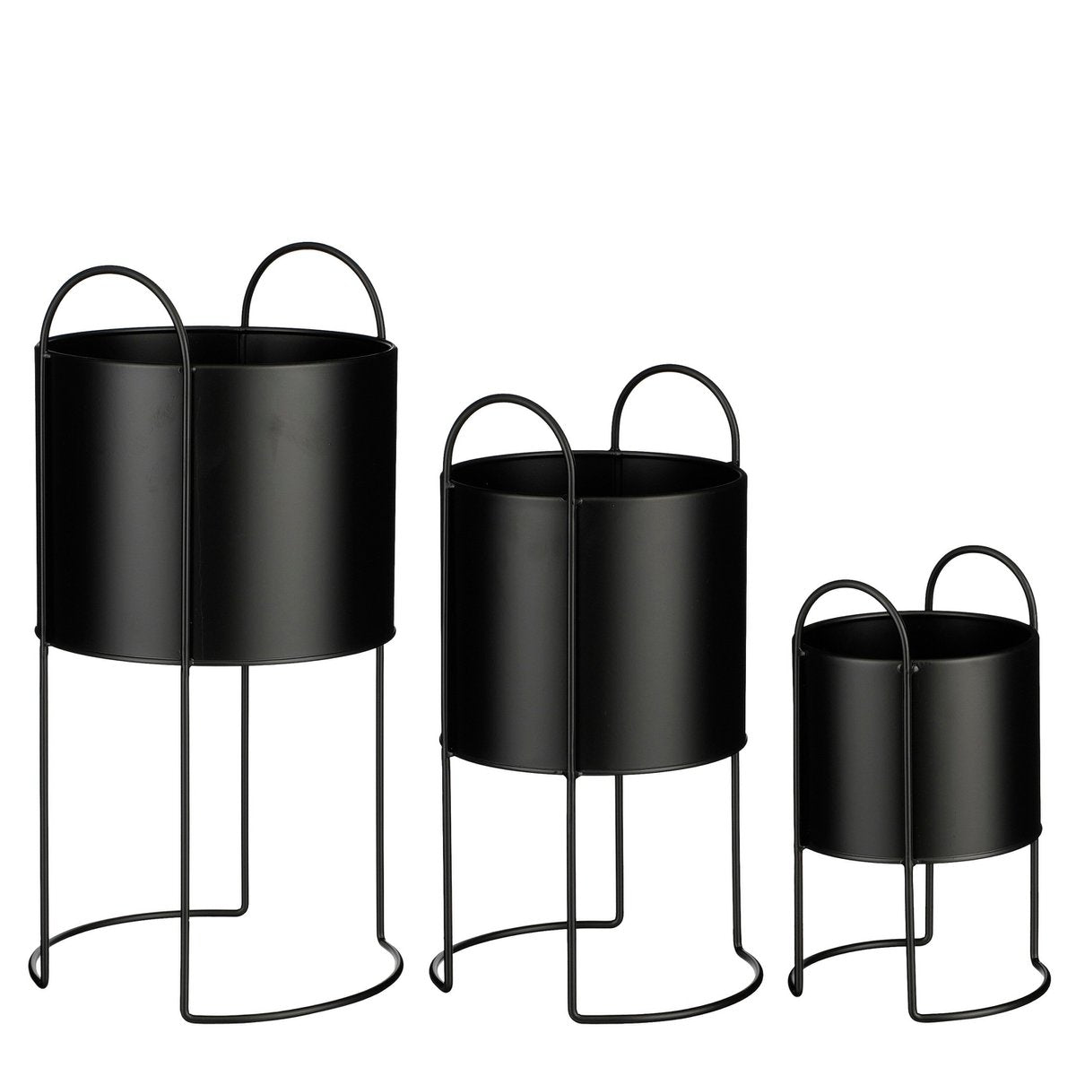 Blumentopf in Petry Black