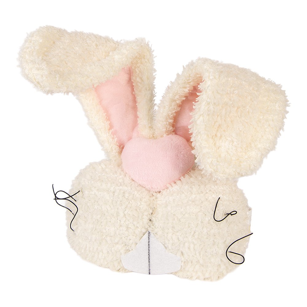 Dekokissen Hase 18x10x35 cm Beige Polyester