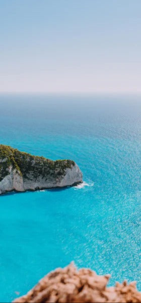 Duschrückwand - Der Strand von Navagio - Griechenland