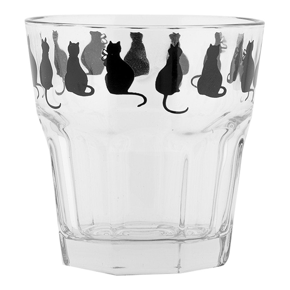Wasserglas 200 ml transparente Glaskatze Trinkbecher