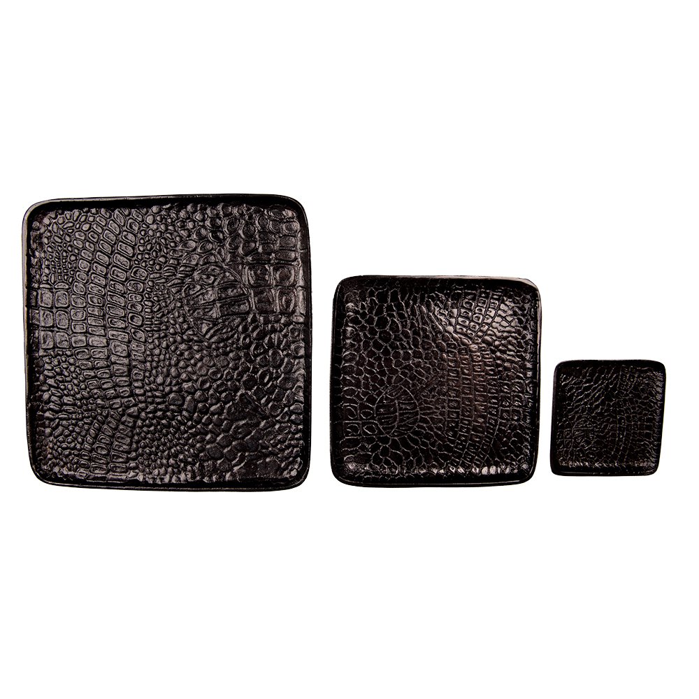 Tablett (3er-Set) 36x36x2 / 26x26x2 / 15x15x2 cm