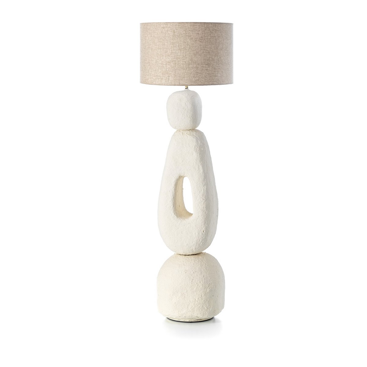 Die Lampatha Christie Stehlampe – Weiß – XL