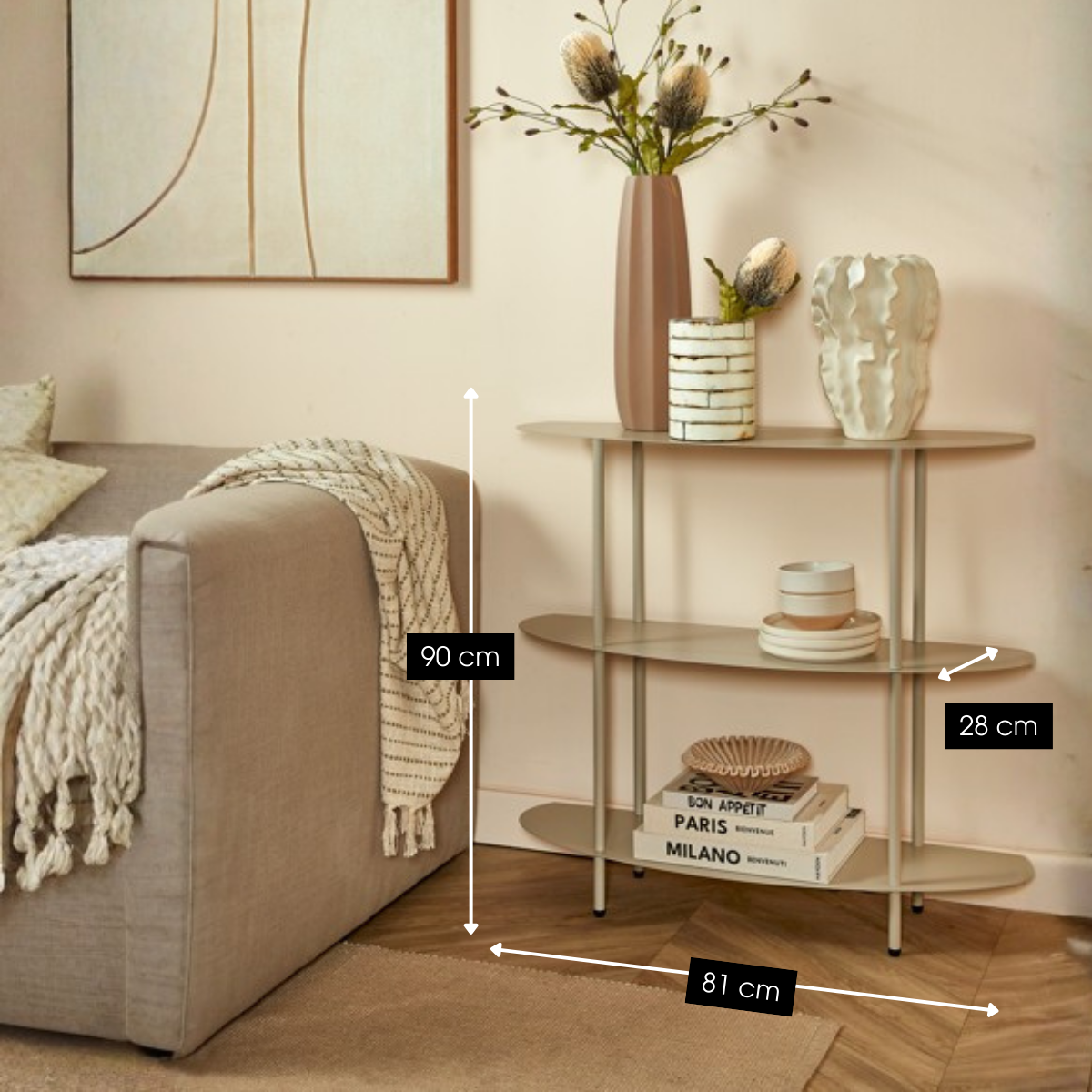 Schrank gebrochenes Weiß