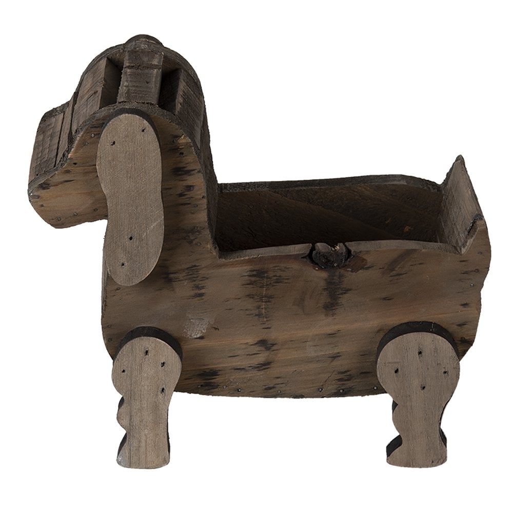 Pflanzenhalter Hund 26x12x11 cm