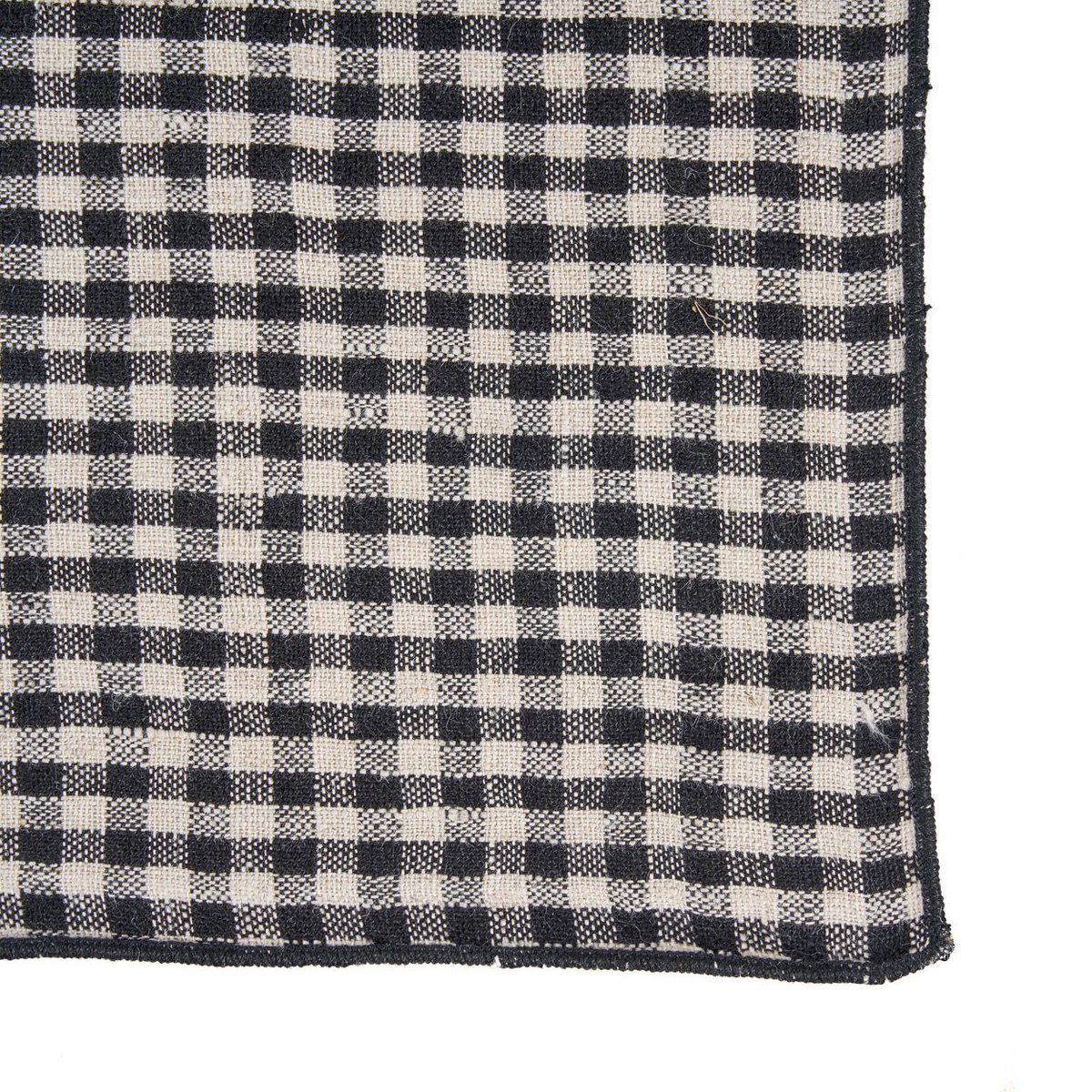 Die Picknick-Serviette – Naturschwarz – 45 x 45