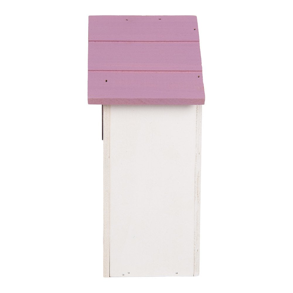 Vogelhaus 15x10x22 cm weißes Holz