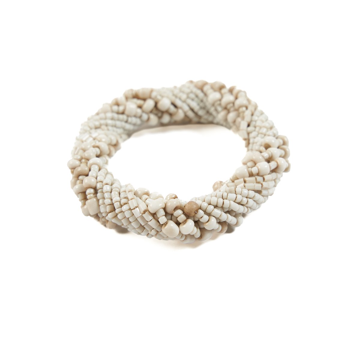 Der Perlenserviettenring – Weiß