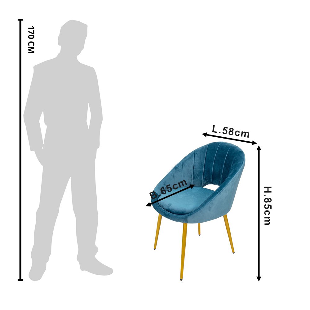Hocker 58x65x85 cm