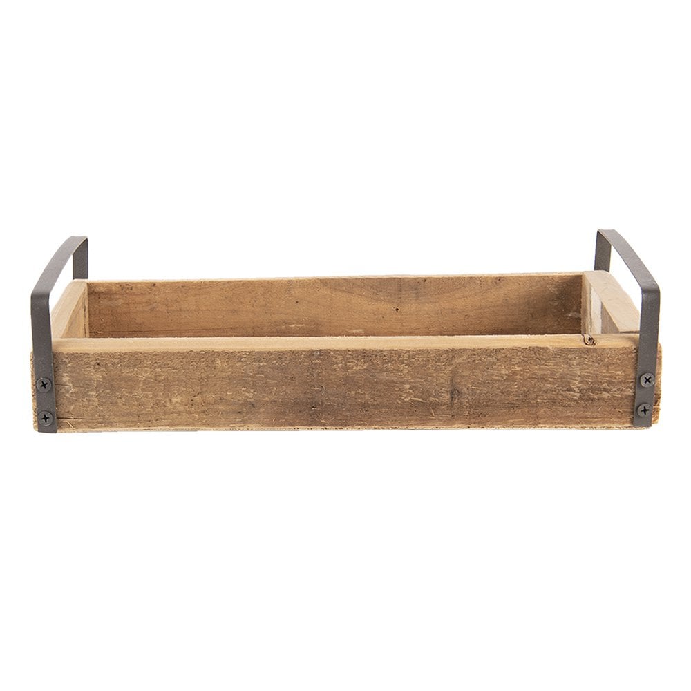 Dekorationsschale Set 3 braunes Holz -Serviergericht