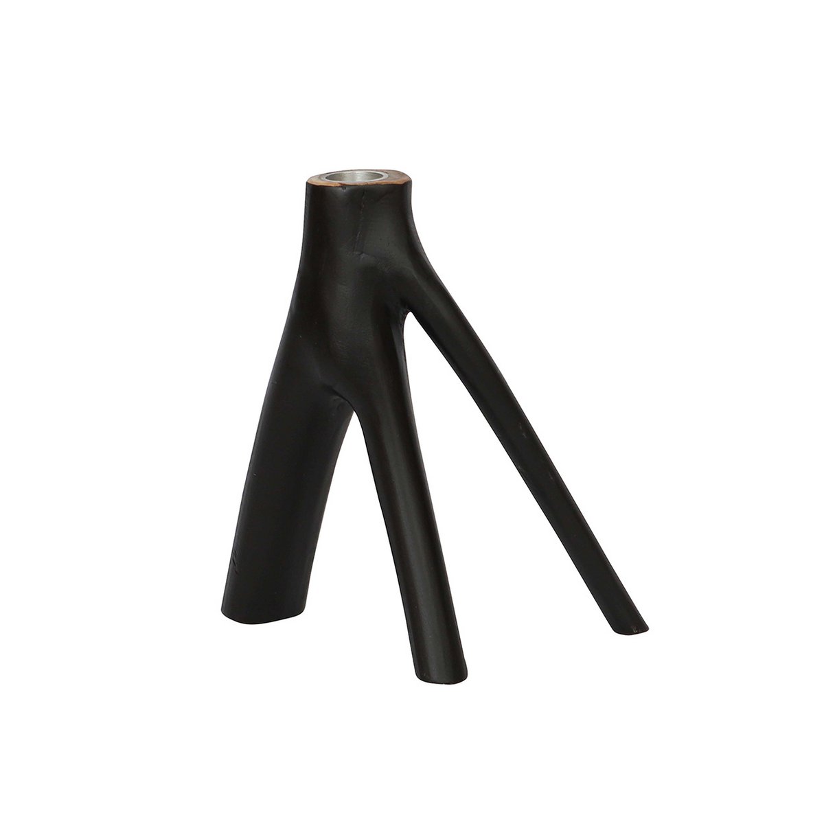 Der Triple Twig Kerzenhalter - Schwarz