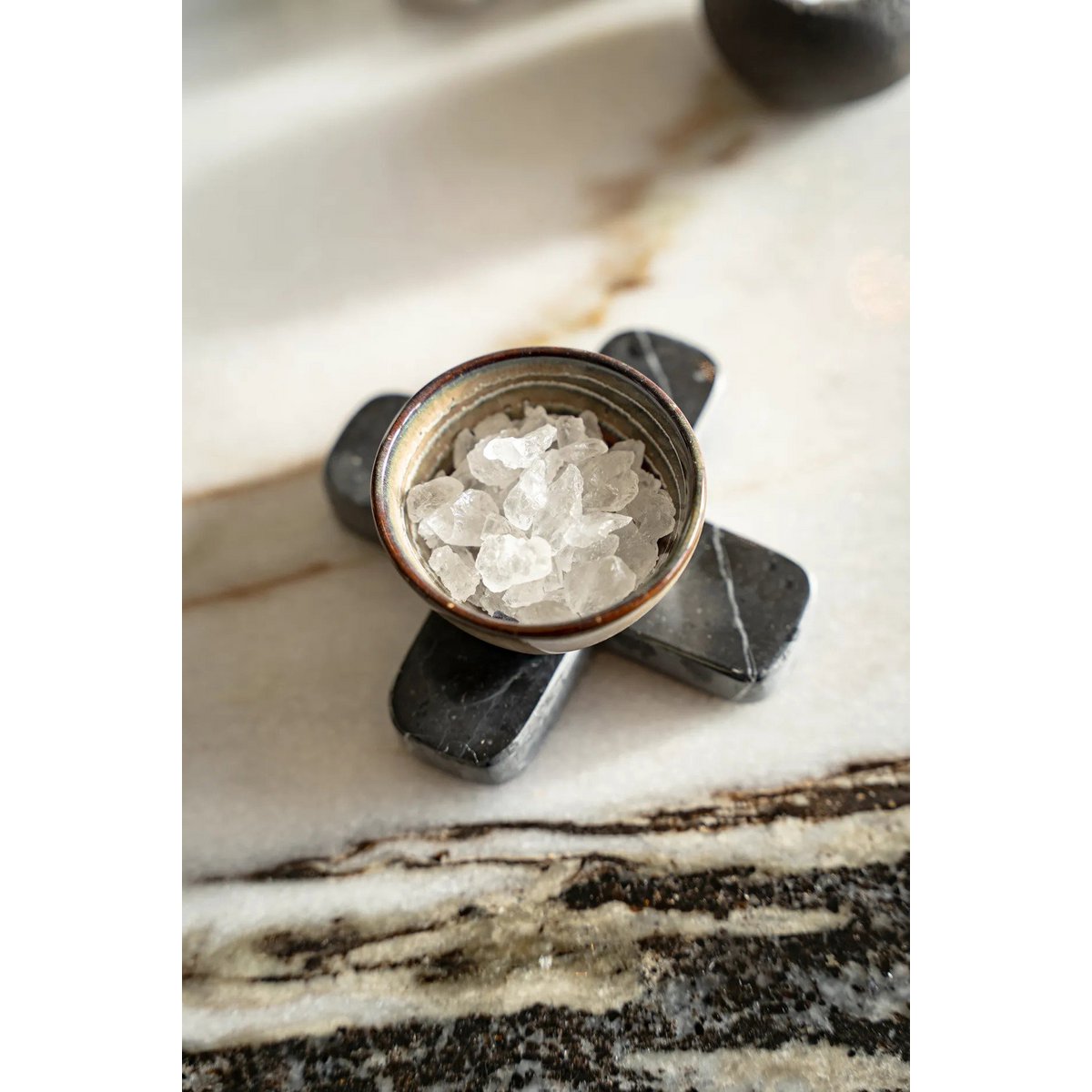 Der Marmorpfannenuntersetzer