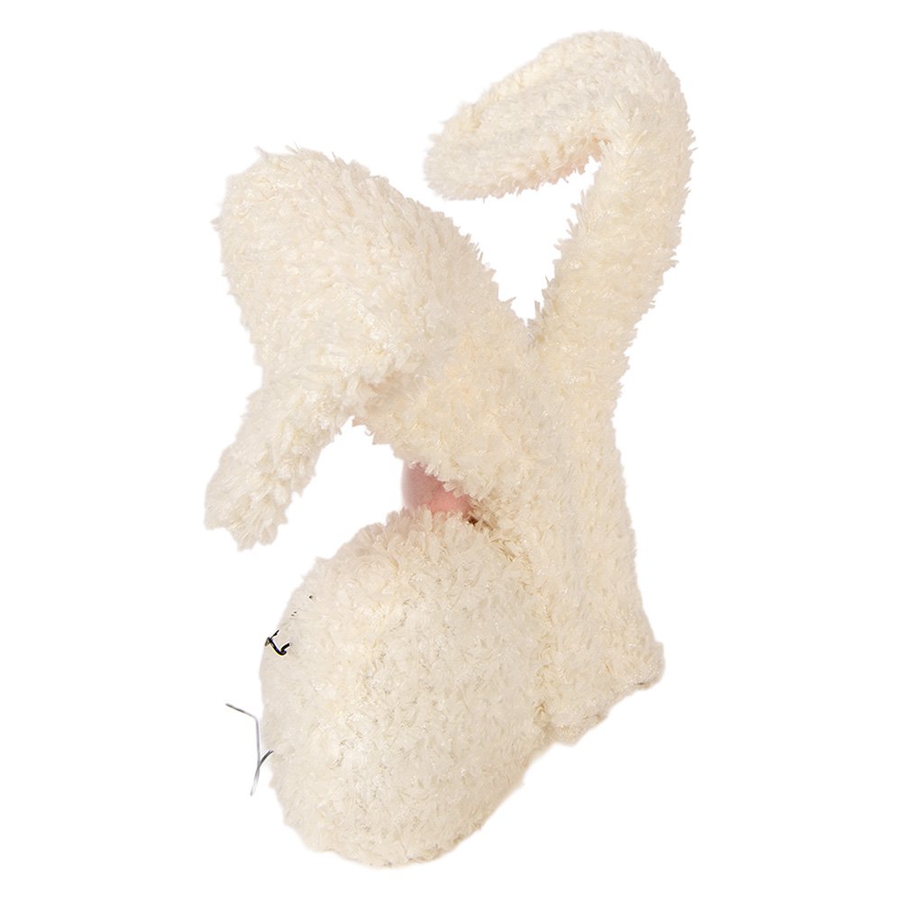 Dekokissen Hase 18x10x35 cm Beige Polyester