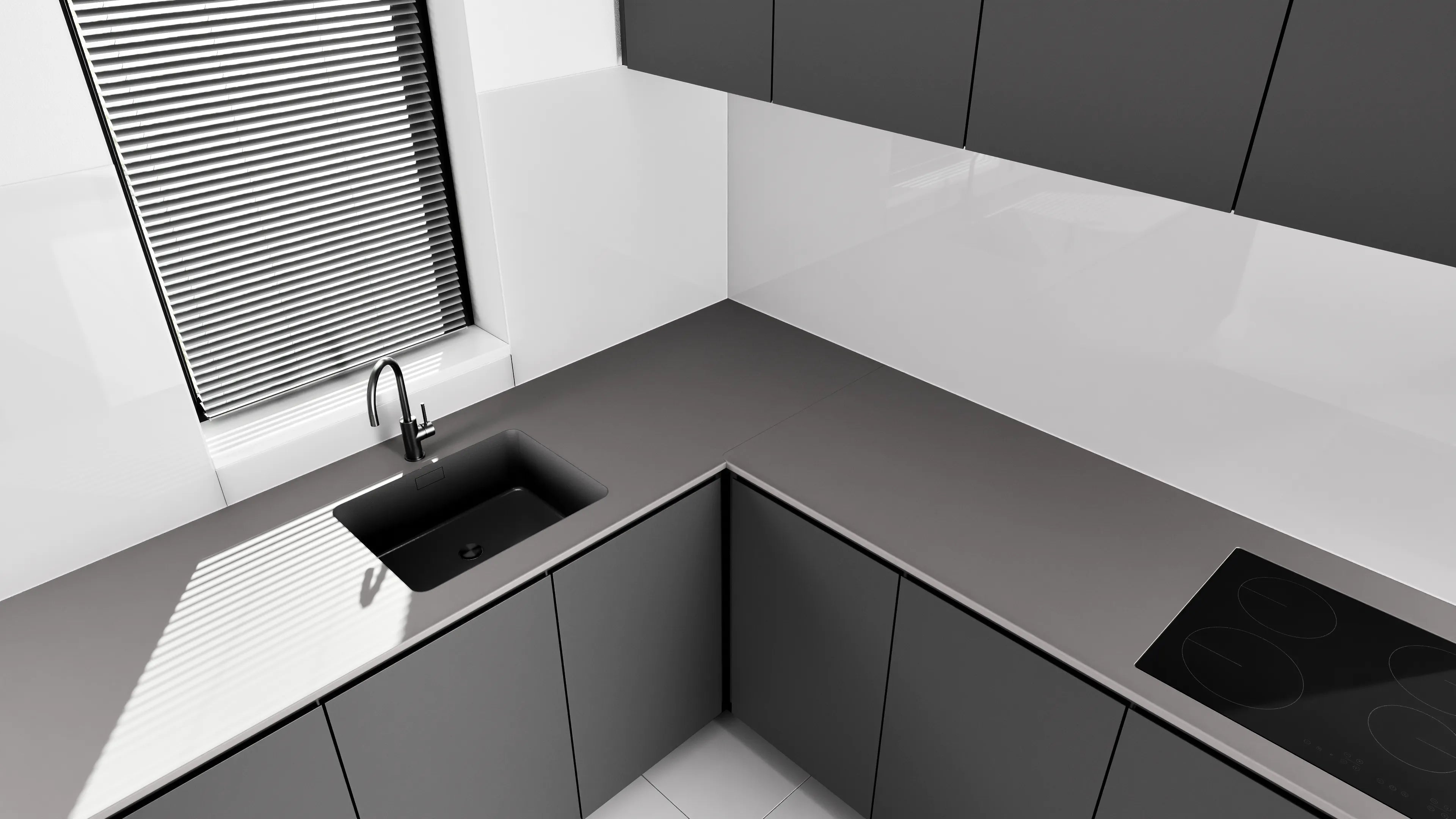 Arbeitsplatte - Grey Phantasy