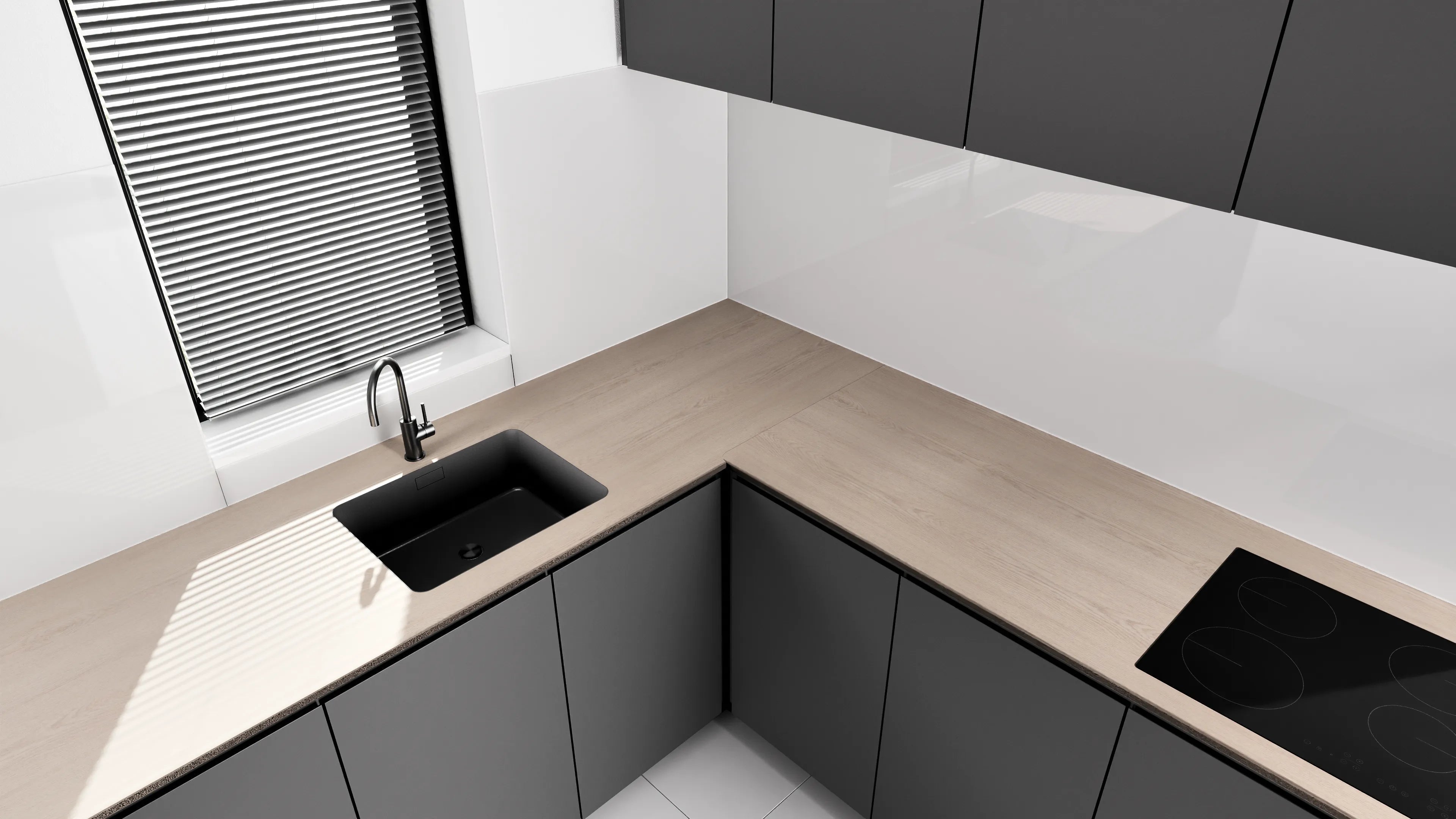 Arbeitsplatte - Wooden Ivory