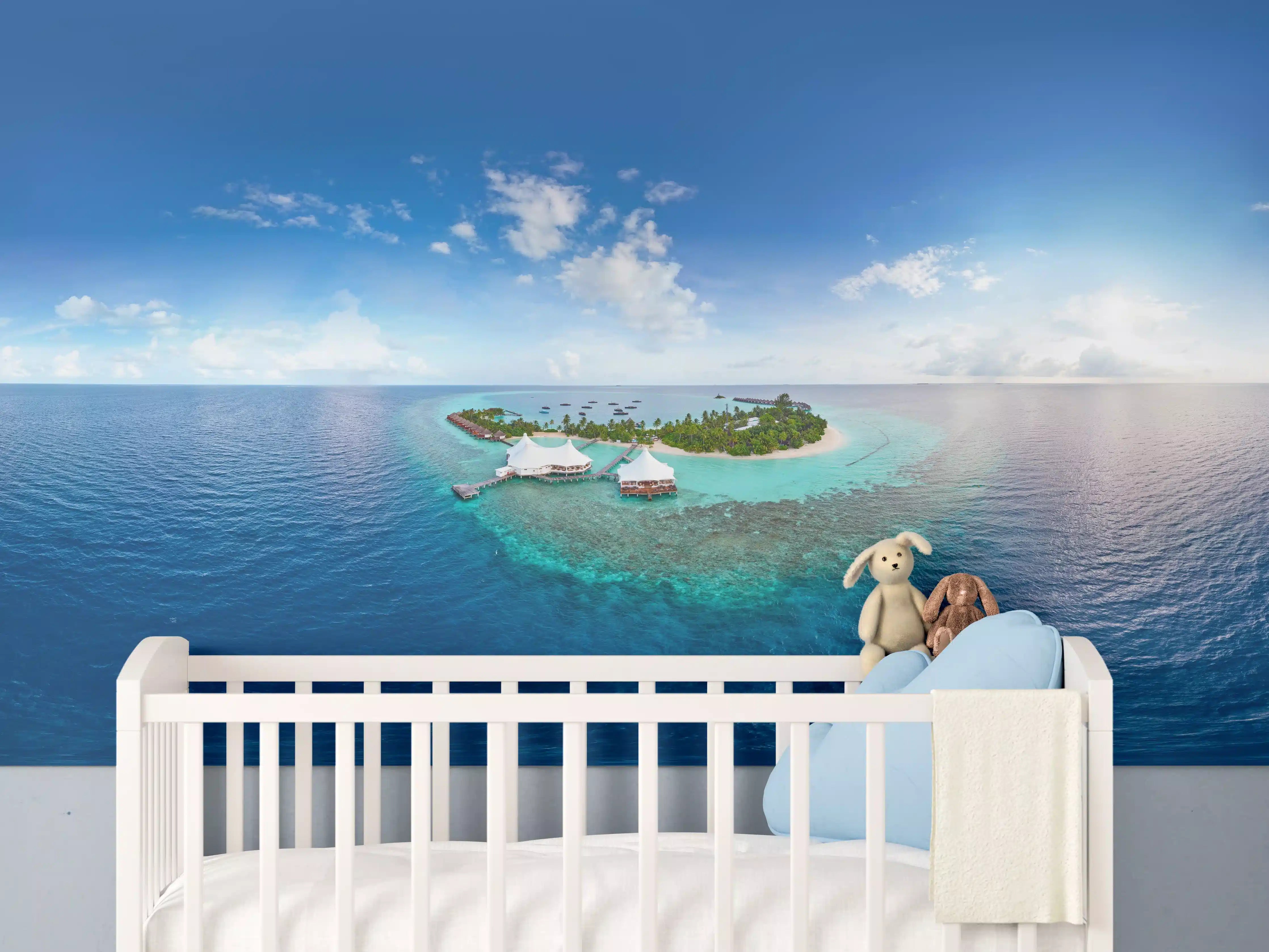 Babyzimmer Wandgestaltung -  Panorama von Banff National Park - Kanada