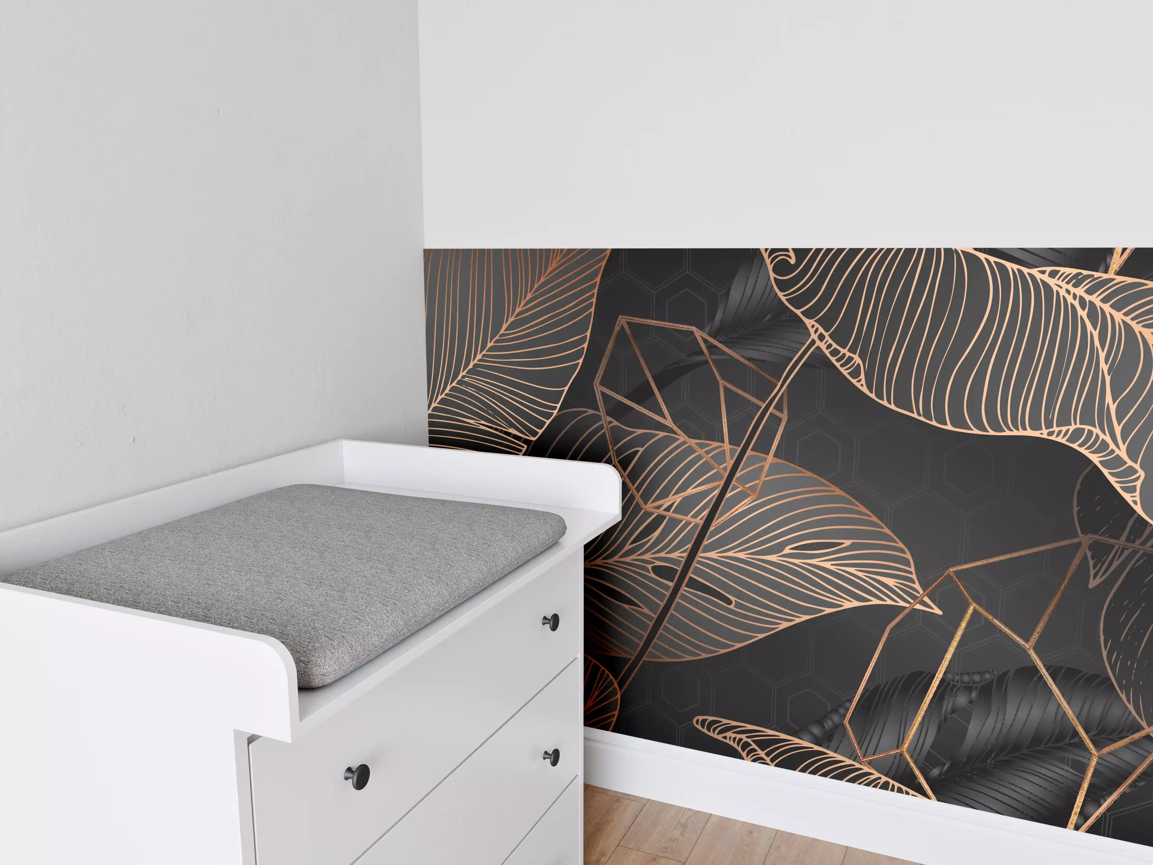 Babyzimmer Wandgestaltung - Abstrakte Kupfer Textur Muster