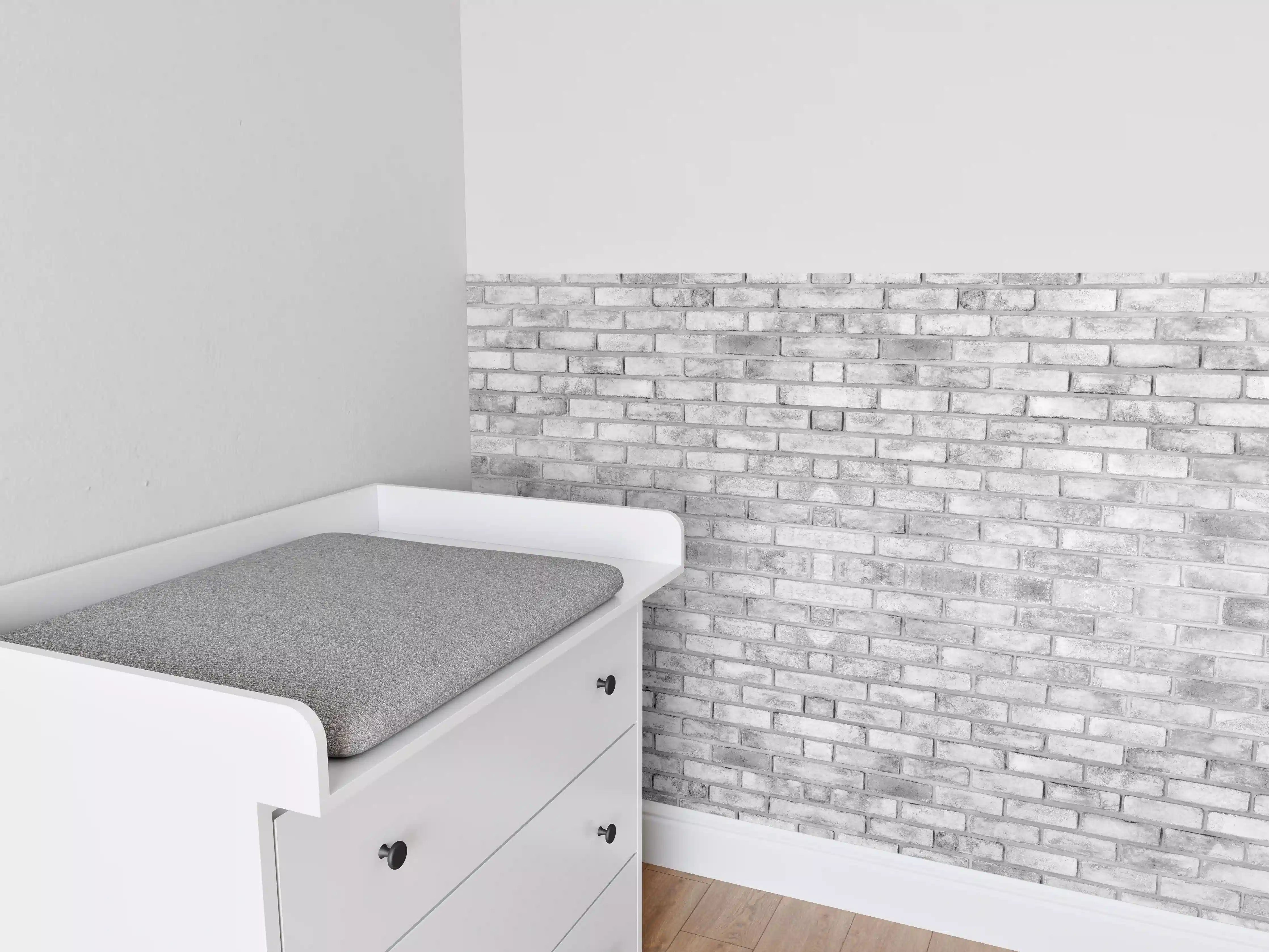Babyzimmer Wandgestaltung - Abstrakte Steinwand