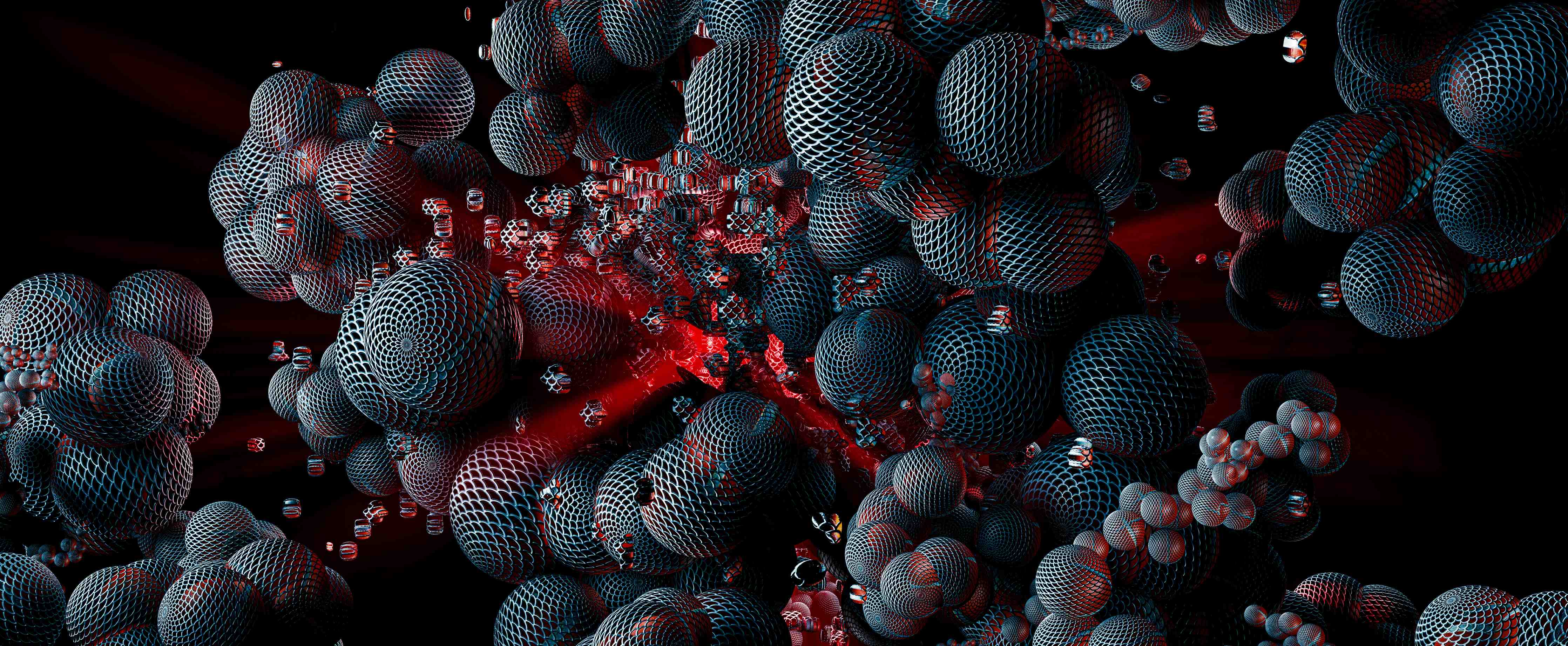 Babyzimmer Wandgestaltung-Abstrakte Technologie - 3D Rendering