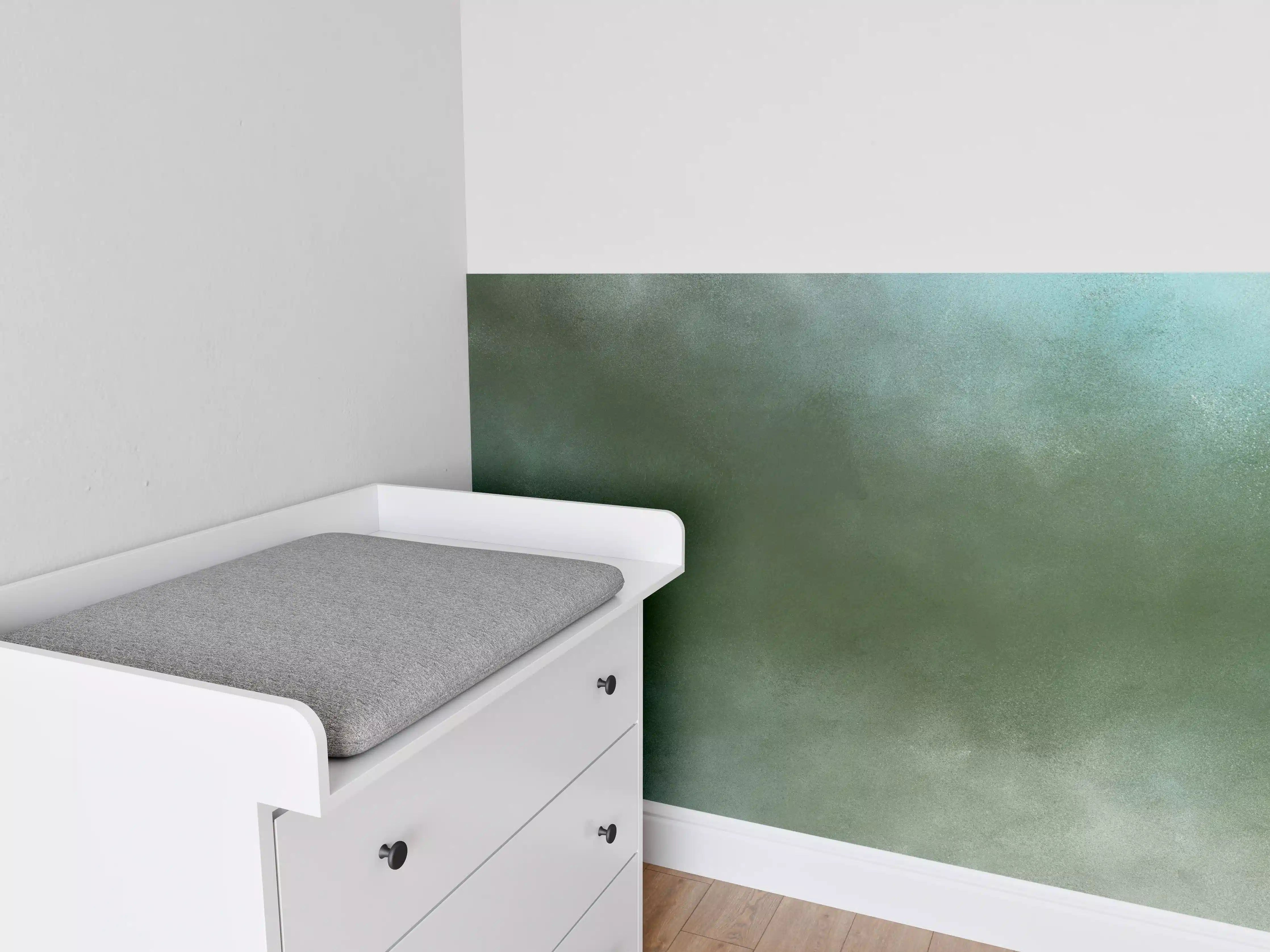 Babyzimmer Wandgestaltung - Abstrakte Wald- und Naturfarbe
