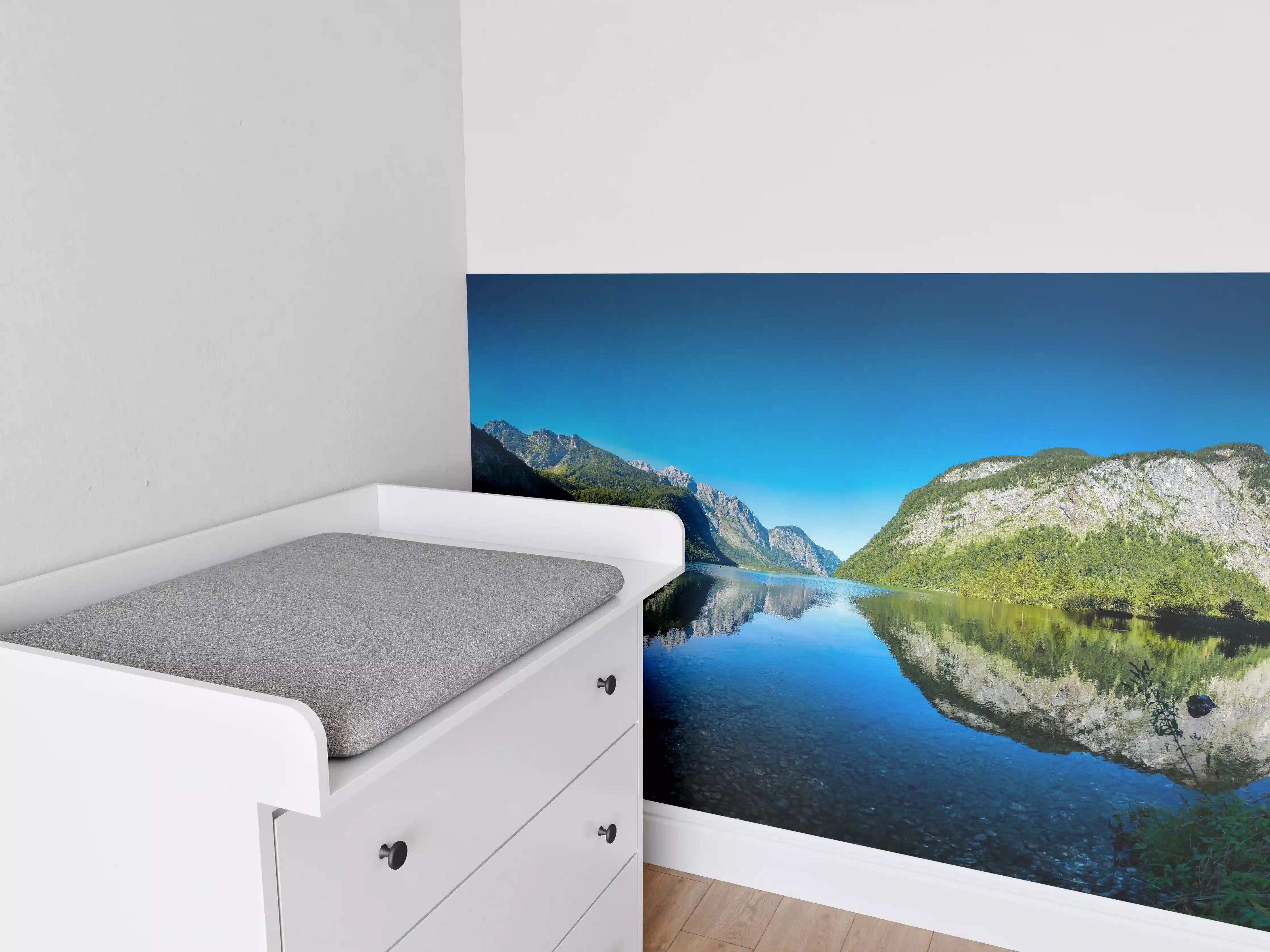 Babyzimmer Wandgestaltung - Alpen Königsee Österreich