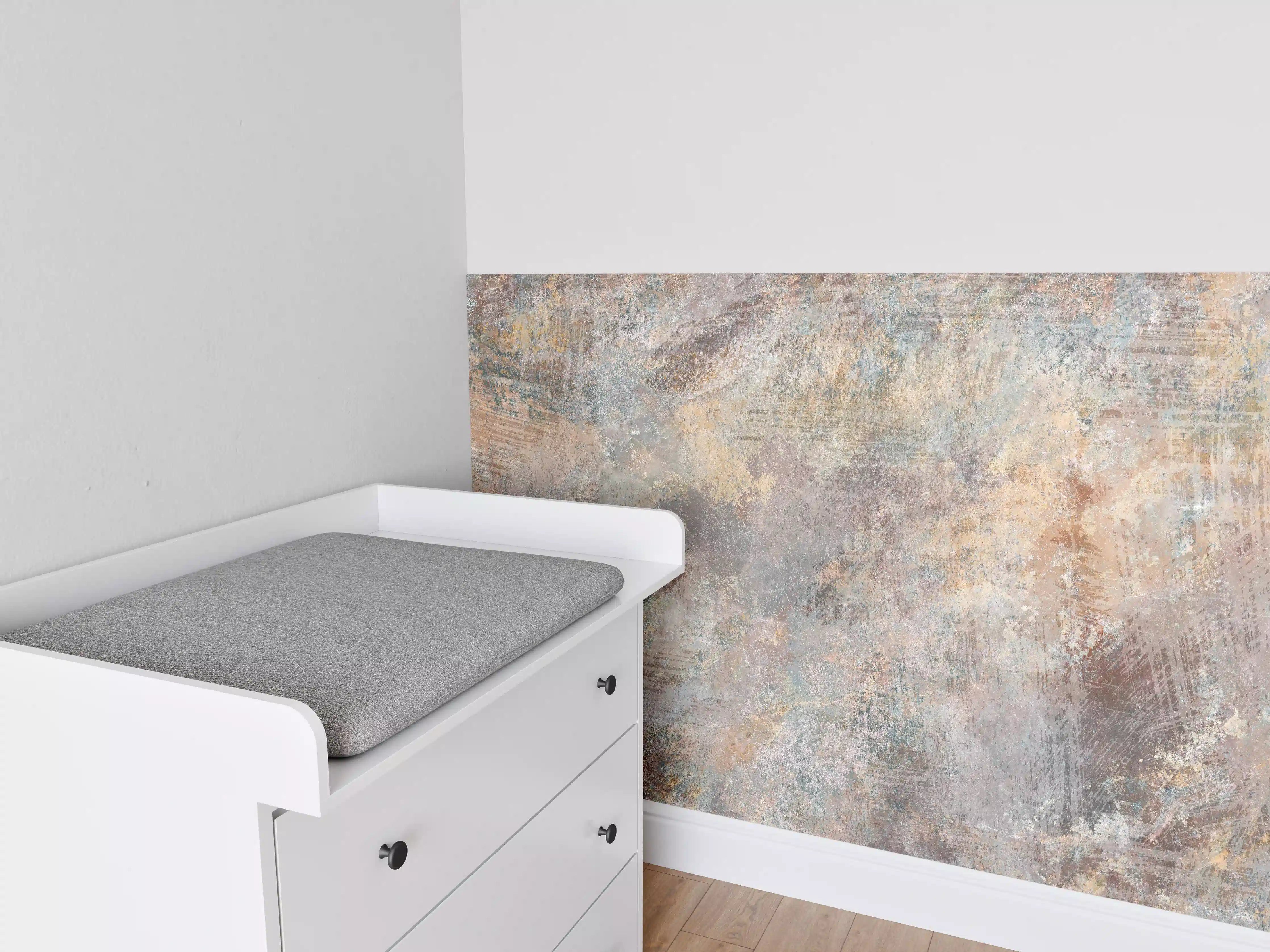 Babyzimmer Wandgestaltung - Alte Steinoberfläche