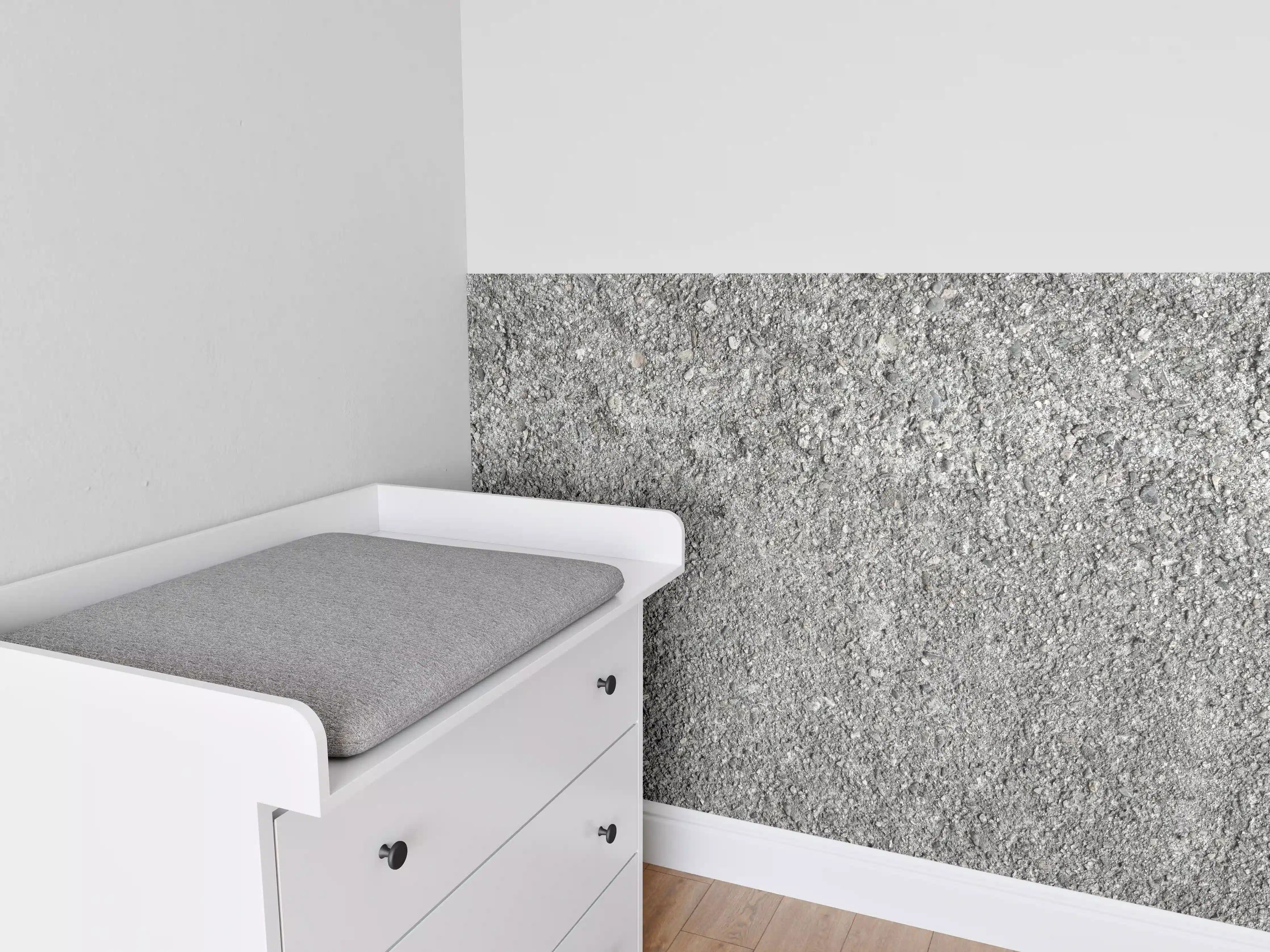 Babyzimmer Wandgestaltung - Alte felsige Betonwand